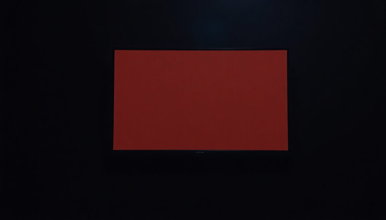 Illustration: Wall-mounted menu screen